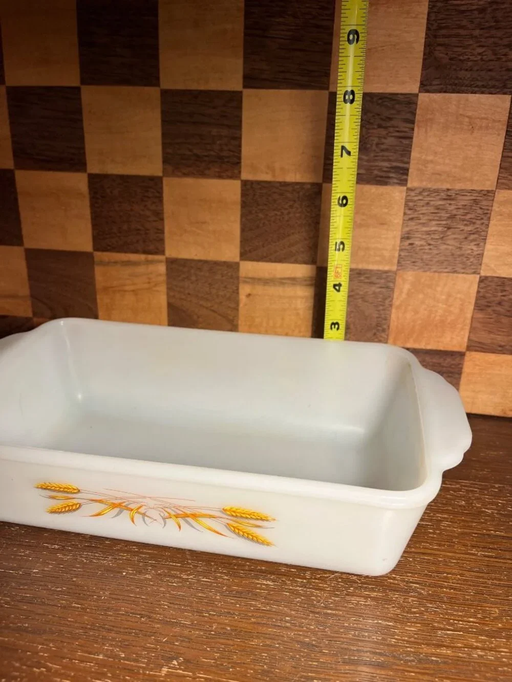 Anchor Hocking Fire King Wheat Loaf Pan Casserole A743